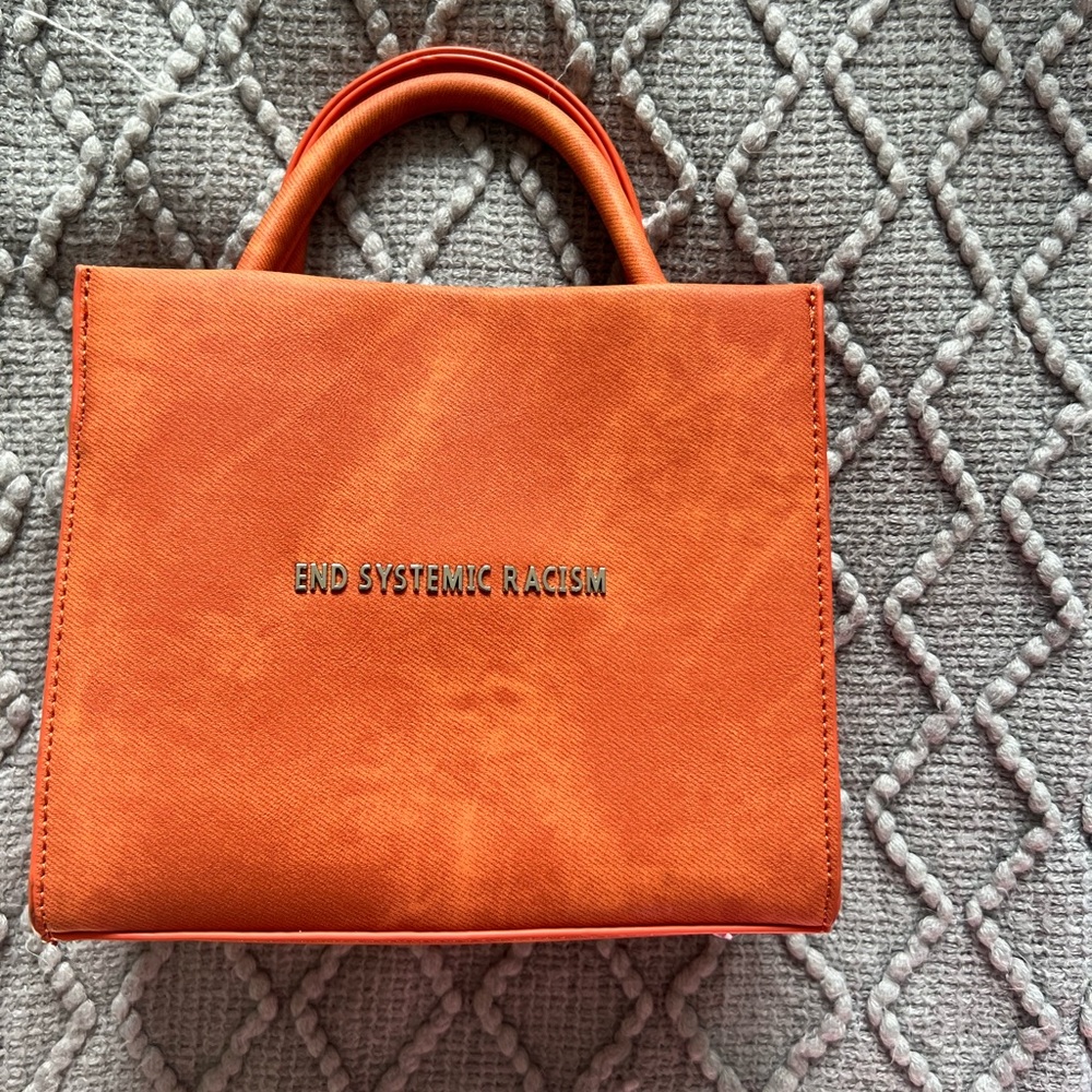 Brandon Blackwood ESR Tote in Orange Wax Denim - Picture 3 of 10